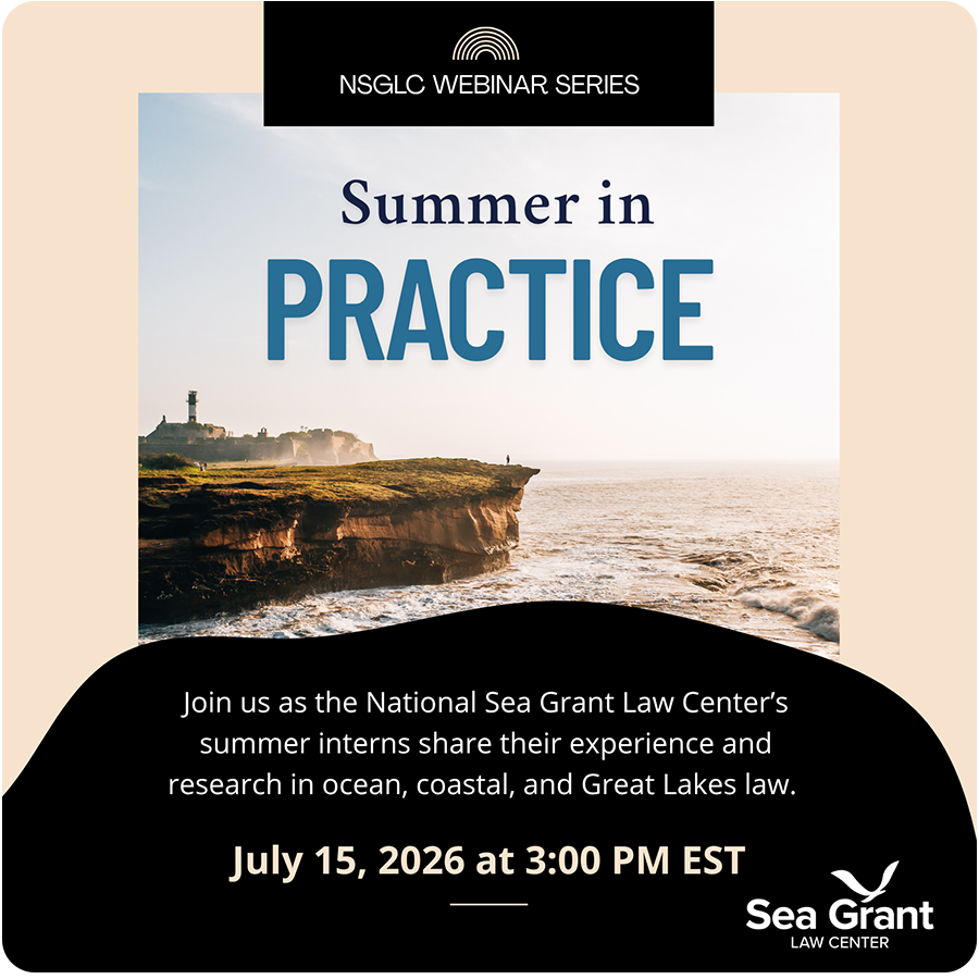 Summer in Practice: NSGLC Students Share Their Summer Internship Experience and Research